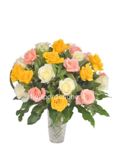 Bouquet di rose assortite